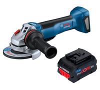 Meuleuse d'angle sans fil Bosch GWS 18V-10 P Professional 18 V 125 mm sans balais + 1 batterie ProCORE 8,0 Ah - sans chargeur