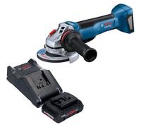 Meuleuse d'angle sans fil Bosch GWS 18V-10 P Professional 18 V 125 mm sans balais + 1 batterie ProCORE 4,0 Ah + chargeur