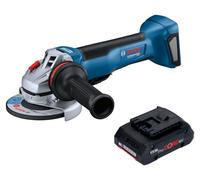 Meuleuse d'angle sans fil Bosch GWS 18V-10 P Professional 18 V 125 mm sans balais + 1 batterie ProCORE 4,0 Ah - sans chargeur