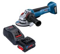 Meuleuse d'angle sans fil Bosch GWS 18V-10 P Professional 18 V 125 mm sans balais + 1 batterie ProCORE 8,0 Ah + chargeur
