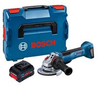 Meuleuse d'angle sans fil Bosch GWS 18V-10 P Professional 18 V 125 mm sans balais + 1 batterie ProCORE 8,0 Ah + L-Boxx - sans chargeur