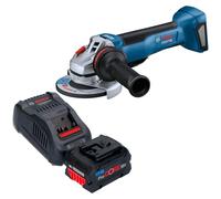 Meuleuse d'angle sans fil Bosch GWS 18V-10 P Professional 18 V 125 mm sans balais + 1 batterie ProCORE 5,5 Ah + chargeur