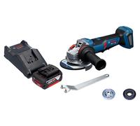 Meuleuse d'angle sans fil Bosch GWS 18V-11 PS 18 V 125 mm sans balais + 1 batterie 5,0 Ah + chargeur