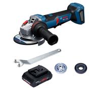 Meuleuse d'angle sans fil Bosch GWS 18V-11 PS 18 V 125 mm sans balais + 1 batterie ProCORE 4,0 Ah - sans chargeur