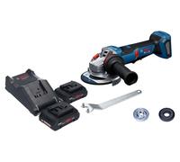 Meuleuse d'angle sans fil Bosch GWS 18V-11 PS 18 V 125 mm sans balais + 2 batteries ProCORE 4,0 Ah + chargeur