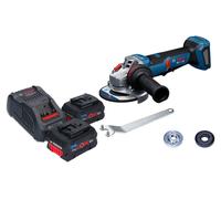 Meuleuse d'angle sans fil Bosch GWS 18V-11 PS 18 V 125 mm sans balais + 2 batteries ProCORE 8,0 Ah + chargeur