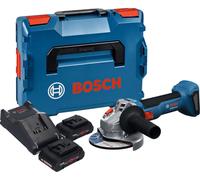 Meuleuse d'angle sans fil Bosch GWS 18V-8 Professional 18 V 125 mm Brushless + 2 batteries ProCORE 4,0 Ah + chargeur + L Boxx