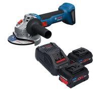 Meuleuse d'angle sans fil Bosch GWS 18V-8 Professional 18 V 125 mm sans balais + 2 batteries ProCORE 5,5 Ah + chargeur