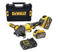 Meuleuse d'angle sans fil Dewalt avec poignée 125 mm 54 V XR FLEXVOLT DCG418SHDX2