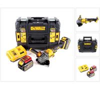 Meuleuse d'angle sans fil DeWALT DCG414T2-QW FlexVolt 125 mm - Kit comprenant 2 batteries Li-Ion 54 V, un chargeur, un coffret T STAK et d'autres accessoires