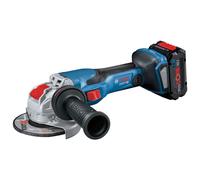 Meuleuse d'angle sans fil GWX 18V-15 C M14 Disque-D.125mm avec 2 batteries 5,5Ah BOSCH