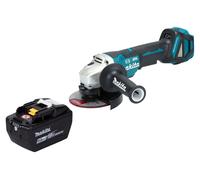 Meuleuse d'angle sans fil Makita DGA 517 Z 18 V 125 mm sans balais + 1 batterie 9,0 Ah - sans chargeur