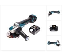 Meuleuse d'angle sans fil Makita DGA 519 F1 18 V 125 mm Brushless X-Lock + 1 batterie 3,0 Ah - sans chargeur