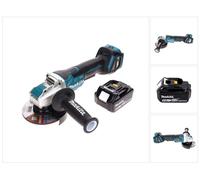 Meuleuse d'angle sans fil Makita DGA 519 T1 18 V 125 mm Brushless X-Lock + 1 batterie 5,0 Ah - sans chargeur