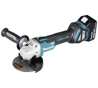 Meuleuse d'angle sans fil Makita DGA511RTJ 125 mm + 2 batteries, + chargeur, + mallette 18 V 5 Ah