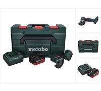 Metabo Meuleuse d'angle sans fil CC 18 LTX Brushless + 1x Batterie 5,5Ah + Chargeur + Coffret de transport MetaLoc