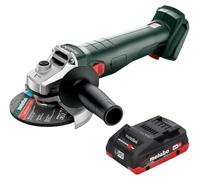 Meuleuse d'angle sans fil Metabo W 18 7-125 18 V 125 mm + 1 batterie LiHD 4,0 Ah - sans chargeur