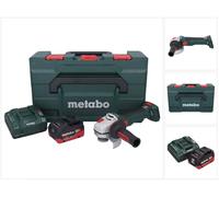Meuleuse d'angle sans fil Metabo WB 18 LT BL 11-125 Quick 18 V 125 mm sans balais + 1 batterie 10,0 Ah + chargeur + metaBOX