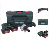 Meuleuse d'angle sans fil Metabo WB 18 LTX BL 15-125 Quick 18 V 125 mm sans balais + 2 batteries 8,0 Ah + chargeur + metaBOX