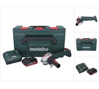 Meuleuse d'angle sans fil Metabo WPB 18 LT BL 11-125 Quick 18 V 125 mm sans balais + 1 batterie 4,0 Ah + chargeur + metaBOX