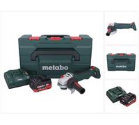 Meuleuse d'angle sans fil Metabo WPB 18 LT BL 11-125 Quick 18 V 125 mm sans balais + 1 batterie 8,0 Ah + chargeur + metaBOX