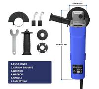 Meuleuse d'angle - Sur secteur - 900 W - Disque de 115 mm - 12 000 tr/min - Arbre M14 - 230 V 50 Hz - Câble de 2 m