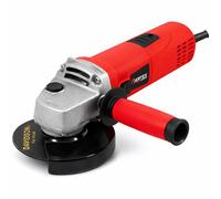 Meuleuse d'angle VERTEX avec régulation de la vitesse, 900 W, disque de 125 mm, tronçonneuse puissante, rouge