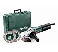 Meuleuse d'angle WEQ 1400-125 SET - Avec 2 meules de tronçonnage diamantées - 600347510