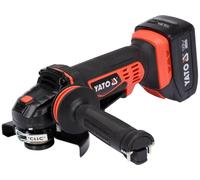 Yato Meuleuse d'angle sans fil 18 V 125 mm 10 000 tr/min 2x batteries 3 Ah + chargeur
