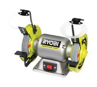 RYOBI Touret à meuler RBG6G1 250 W – 2 meules Ø150 mm, écran de protection, support réglable