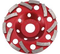 Meuleuse diamantée BTEC TWIN SPEED EXTREME Ø 125 mm Alésage 22,23 mm Fixation M14 Plateau de ponçage Béton Granit Pierre naturelle Maçonnerie Colle à carrelage