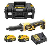 DeWALT Ponceuse directe sans fil DCG426P2 18 V – 2x5,0 Ah