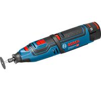 Meuleuse droite BOSCH GRO 12V-35 - 2 batteries 12V 2.0Ah, chargeur, coffret - 06019C5001