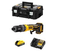 Meuleuse droite DeWALT DCG420H1T (1 batterie Powerstack 5,0 Ah + DCB1104 + TSTAK II)