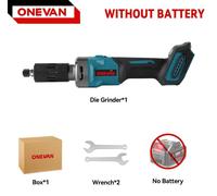 Meuleuse droite - Meuleuse droite / outil rotatif - 2000 W - Moteur sans balais 18 V - 35 000 tr/min - 4 vitesses - Sans fil - Sans batterie - Braun