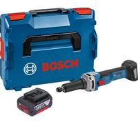 Meuleuse droite sans fil Bosch GGS 18V-23 LC Professional 18 V Brushless + 1 batterie 4,0 Ah + L-Boxx - sans chargeur