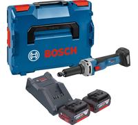 Meuleuse droite sans fil Bosch GGS 18V-23 LC Professional 18 V sans balais + 2 batteries 4,0 Ah + chargeur + L-Boxx