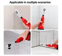 Meuleuse électrique sans balais - Outil multifonction pour le ponçage, le nettoyage des joints et la gravure - Pour le ponçage et le polissage - Batterie incluse - Standard
