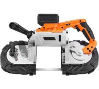 Meuleuse électrique sans fil, dimensions de la plaque de ponçage : 127 x 115 mm, profondeur de coupe, moteur sans balais, batterie de 4000 mAh et chargeur, vitesse réglable de 0 à 120 m/min, pour le t
