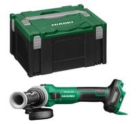 Meuleuse HIKOKI G3613DEW2Z - Ø125mm - MultiVolt 36V Brushless - Frein - inter.autobloquant - LVH (vendu sans batterie) en HitCase III