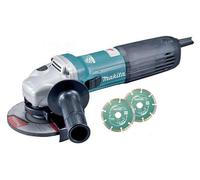 Meuleuse MAKITA GA5040CJD Ø125 mm 1400 W + 2 disques DIAMAK
