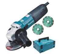 Meuleuse MAKITA GA5040RKDJ Ø125 mm 1100 W + 2 disques DIAMAK