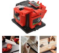 Meuleuse multifonction - Affûteur électrique - Réglable de 15 à 50° - Pour forets, burins et cisailles de 3,5 à 13 mm - 96 W - 1350 tr/min - 230-240 V Prise UE
