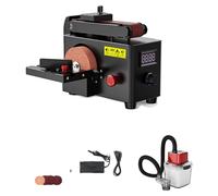Meuleuse multifonction, angle de meulage réglable, contrôle de la vitesse, coffret de 2 pièces, UE