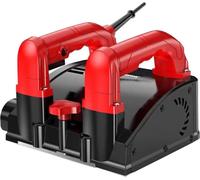 Meuleuse pour béton - Fraiseuse murale/fraiseuse de rénovation - Moteur 1200 W - 4000 tr/min - Profondeur de coupe : 1 à 4 mm - Livrée avec une sacoche de transport