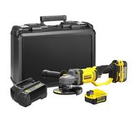 Stanley Meuleuse sans fil d'angle FATMAX V20 SFMCG400M2K-QW 18V 125 mm 8500 trs/mn Avec 2x4Ah