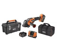 Meuleuse sans fil AEG BEWS18-115BLPX2-502TB 18 V 2x5,0 Ah 115 mm sans balais