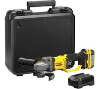Meuleuse sans fil Stanley Fatmax V20, 18V, 125mm, Batterie 4 Ah + Chargeur 2 A, SFMCG400M1K-QW