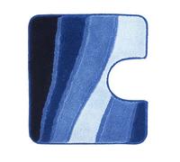 Meusch Tapis de Toilette Océan Trèfle, 55 x 50 cm, Bleu Royal
