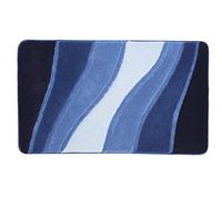 Meusch Tapis de Toilette Océan Trèfle, 60 x 100 cm, Bleu Royal